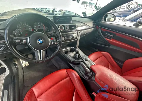 2015 BMW M4 z USA, uszkodzony, nr VIN WBS3R9C50FK332153